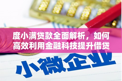聂拉木度小满贷款全面解析，如何高效利用金融科技提升借贷体验