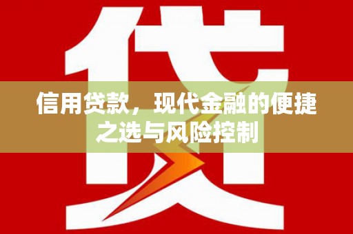 丰原信用贷款，现代金融的便捷之选与风险控制