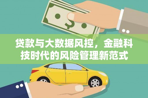 沙鹿贷款与大数据风控，金融科技时代的风险管理新范式
