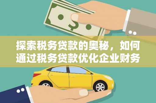 通山探索税务贷款的奥秘，如何通过税务贷款优化企业财务
