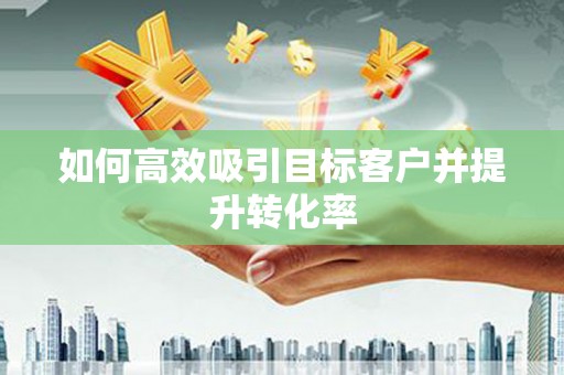 利辛如何高效吸引目标客户并提升转化率
