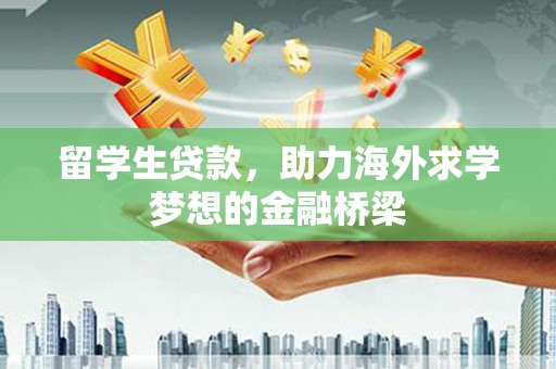 龙沙留学生贷款，助力海外求学梦想的金融桥梁