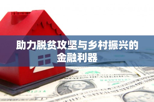 屯溪助力脱贫攻坚与乡村振兴的金融利器