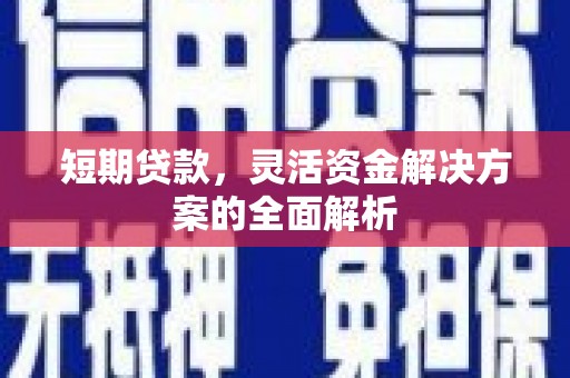 西城短期贷款，灵活资金解决方案的全面解析