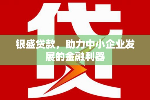 雄县银盛贷款，助力中小企业发展的金融利器