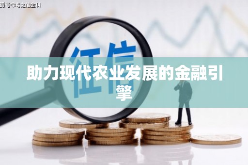 琼中助力现代农业发展的金融引擎