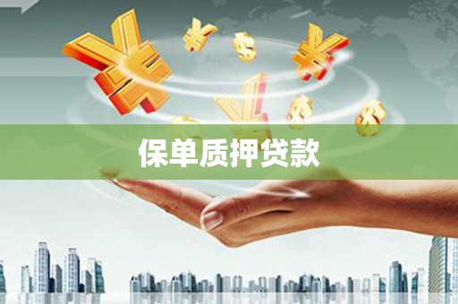 水富保单质押贷款